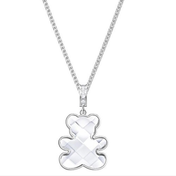 Swarovski Jewelry - Swarovski teddy bear necklace pendant